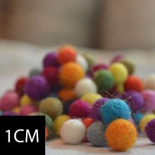  Luckforest 60 PCS Natural Wool Felt Balls Pom Poms for Crafts,  Garland, Felting, Baby Mobile and Decor 0.8 Inch Nepalese 100% New Zealand  Wool Handmade Felt : Arts, Crafts & Sewing